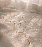18K gold chain with Dimond cut beads