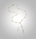 18K gold chain with Dimond cut beads