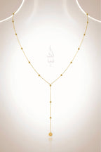 18K gold chain with Dimond cut beads